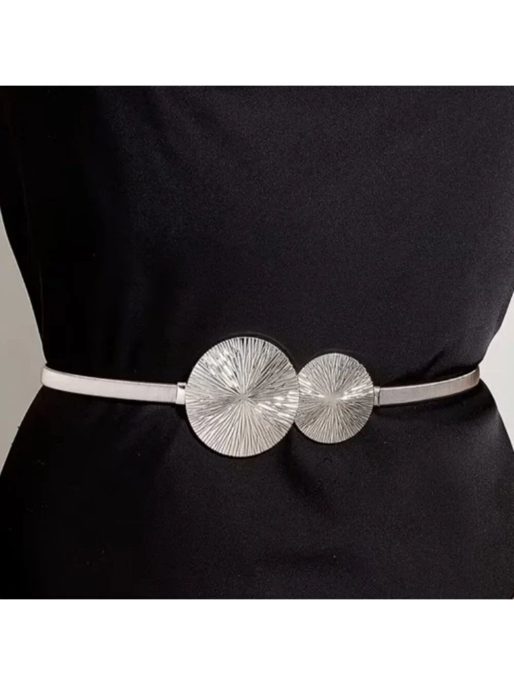 New! Silver Wrap Belt (One Size) NWOT